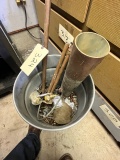 BARREL OF COPPER AND BRASS SCRAPS