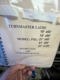 TURNMASTER 17X80 LATHE COMES WITH OWNERS MANUAL - CONDITION OPERATIONAL