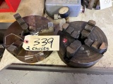 (2) LATHE CHUCKS