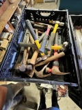 BOX OF MISCELLANEOUS HAMMERS