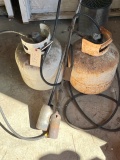 (2) WEED BURNERS INCLUDING PROPANE TANKS