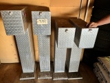 LOT OF (4) ALUMINUM MAIL BOXES