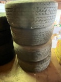 SET OF (4) RALLY WHEELS WITH TIRES
