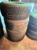 SET OF (4) ALUMINUM WHEELS WITH TIRES