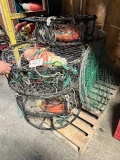 PALLET OF (7) CRAB POTS AND (4) CRAB RINGS