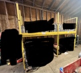 STEEL PLATFORM WITH BUILT IN LADDER - 12' LONG 4' DEEP AND 58.5