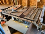 JET TABLE SAW MODEL JTS-10 ON ROLLING STAND