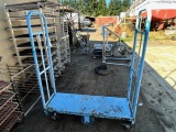 BLUE ROLLING CART