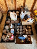 LOT OF PAINTS - STAINS - CHEMICALS