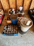 LOT OF CHEMICALS - PAINTS - STAINS