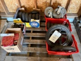 PALLET OF IMPLEMENT WHEELS AND TIRES