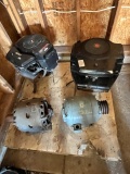 PALLET OF GASOLINE AND ELECTRIC MOTORS