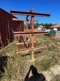 4 TIER METAL MATERIAL RACK