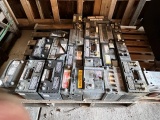 PALLET OF CAR BATTERIES