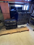 LOT OF MISCELLANEOUS HOME ELECTRONICS AND SPEAKERS