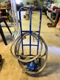 SANDPIPER DIAPHRAGM PUMP ON CART