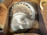 LOT OF CIRCULAR SAW BLADES - USED