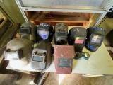 LOT OF WELDING HELMETS