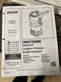 CRAFTSMAN INDUSTRIAL LAMINATE TRIMMER