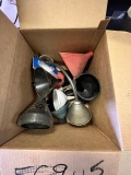 BOX OF FUNNELS