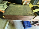 BOX WITH VINTAGE BELT SANDERS - BLACK AND DECKER