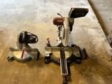 LOT WITH (2) SAWS - CHICAGO ELECTRIC COMPOUND MITER SAW AND DELTA CHOP SAW