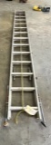 WERNER ALUMINUM EXTENTION LADDER - 28 FT