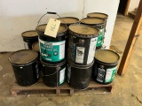PALLET OF FIBERED ROOF COATING - (16) 5 GALLONBUCKETS - CONDITION UNKNOWN