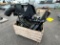 Box of various John Deere bagger parts