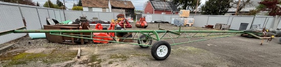 Irrigation pipe trailer