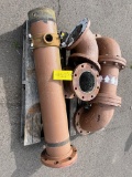 Pallet, miscellaneous pipe, collars, and elbows. 9 inch OD