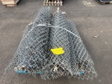 Pallet of 4 foot cyclone fencing, approximately seven rolls