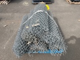 Pallet of 4 foot cyclone, fencing, six rolls. Unknown length.