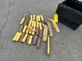 Lot of assorted ripper teeth/shanks.