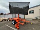 Hill and Smith LE D Highway traffic safety reader board trailer