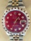 Rolex Datejust Two Tone Red