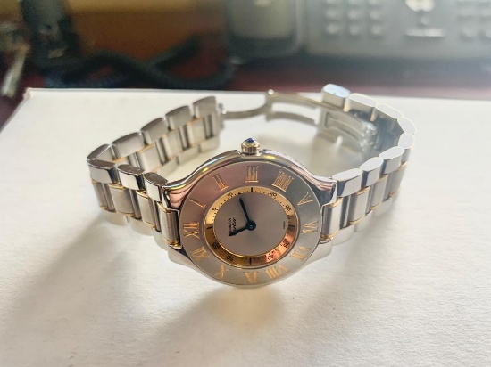 Cartier Must Unisex Two Tone 18K Gold