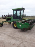 JD 2280 Diesel Tractor with JD 240 Self Propelled Windrower