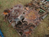 Pallet with Cultivator Discs