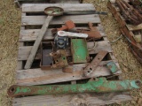 Pallet with Implement Parts