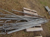 Pallet with Galvanized Pipes