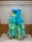 Mary's 4Q657 Turquoise Dress, Size 10