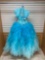 Mori Lee 89050 Capril Aqua Dress, Size 12