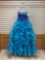 Quince Collection Turquoise Dress, Size 10