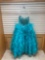 Mane 40987 Teal Dress, Size 10