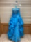 Da Vinci 80007 Turquoise Dress, Size 12