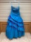 Allure Bridal Q260 Pacific Blue Dress, Size 12