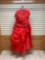 P.C Mary's 4Q712 Red Dress, Size ?