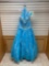 P.C. Mary 4Q804 Krystal Blue Dress, Size 10