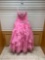 P.C. Mary 4Q594 Hot Pink Dress, Size 12
